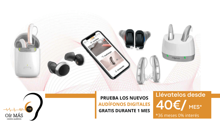 Soluciones para la pérdida de audición - Audífonos Signia recargables de Óptica Bajo Aragón