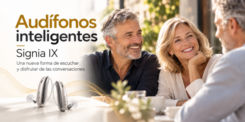 Audífonos inteligentes Signia IX | Óptica Bajo Aragón
